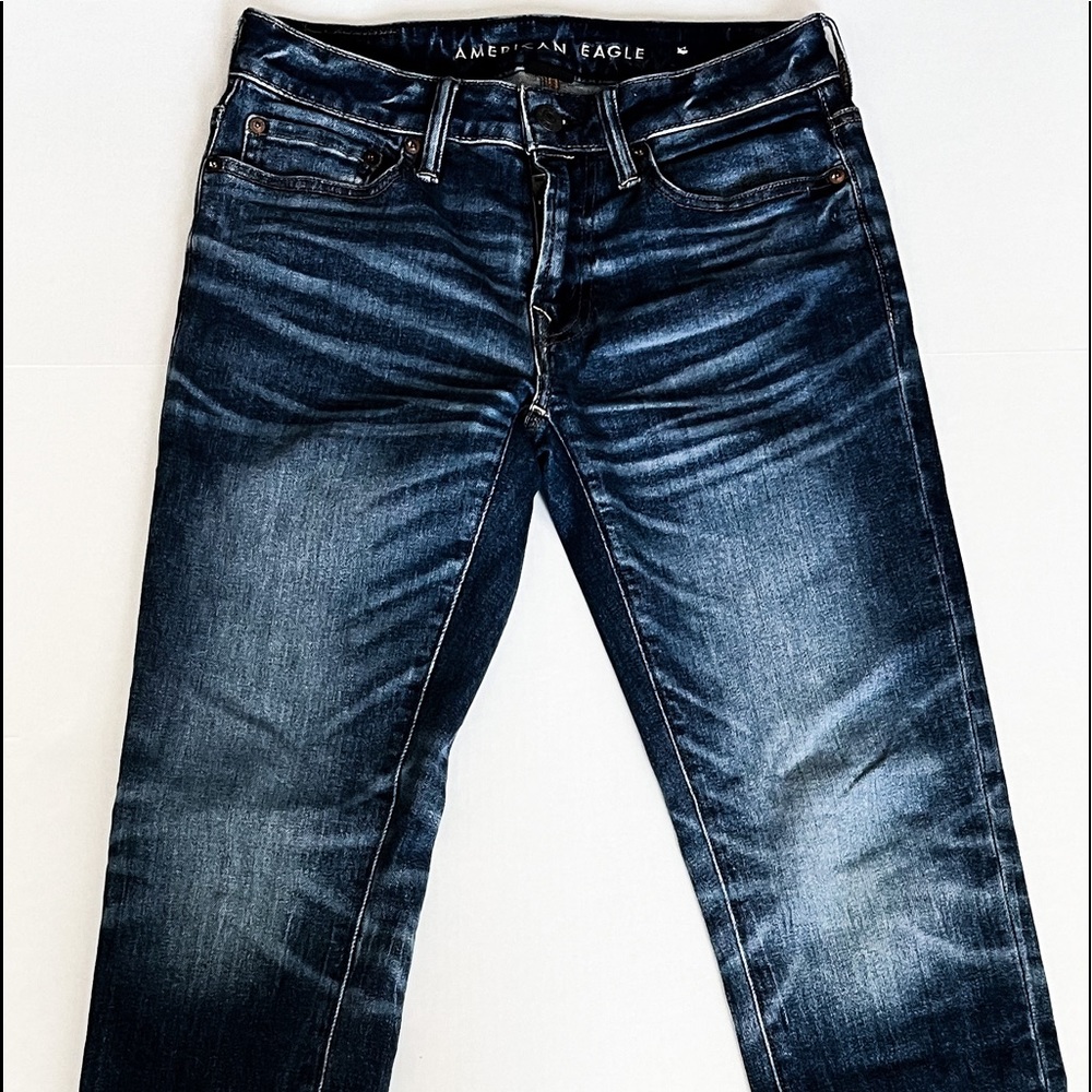 AE Light Blue Skinny Jeans Men